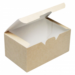 Коробка для наггетсов, куриных крыльев, картофеля фри L,  FAST FOOD BOX L, 150 x 91 x 70 мм (1/500)