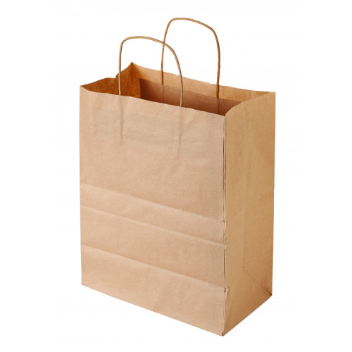 Пакет крафт с крученой ручкой TW 240 x 140 x 280