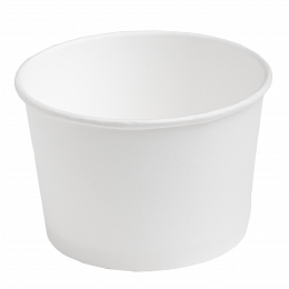 Контейнер круглый, OSQ Round Bowl 300 мл, белый, БЕЗ КРЫШКИ